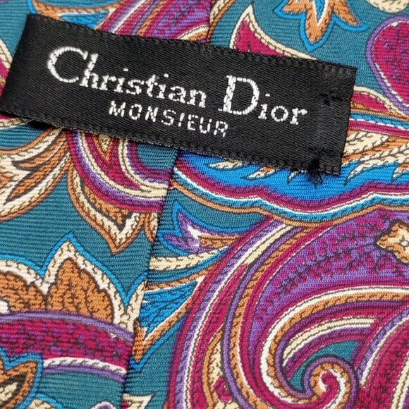Christian Dior Monsieur Tie 57.5"L - Picture 6 of 7